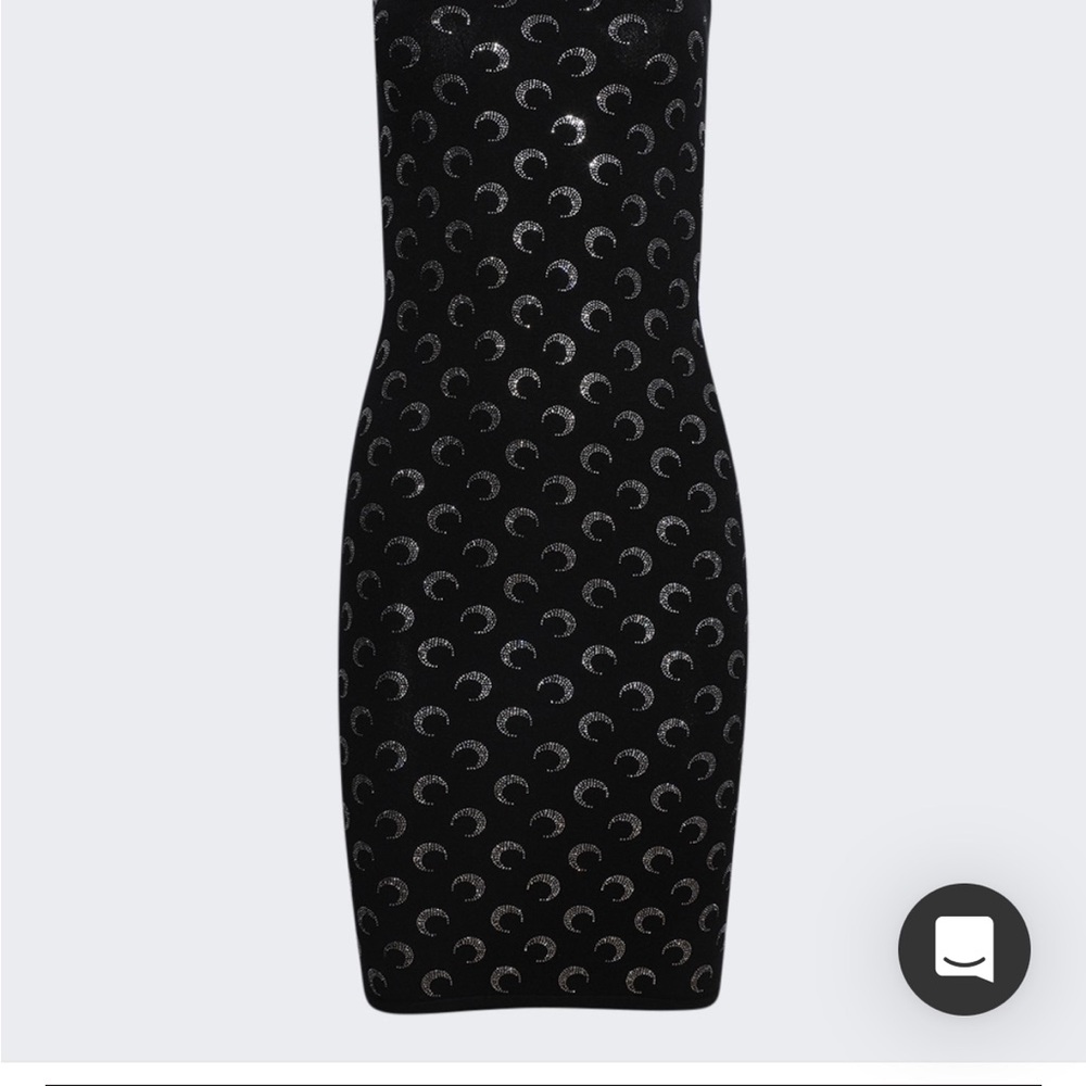 Elegant Black Patterned Dress